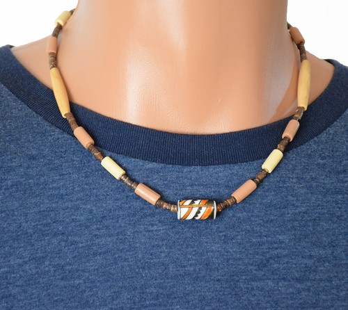 Collana con perle - focali, in