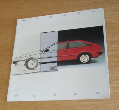 Brochure isuzu piazza turbo - isuzu,