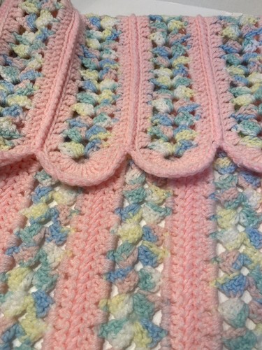 Coperta culla uncinetto - , fatta