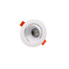 FARETTO INCASSO LED 7W 220V DIAMETRO 88 MM ORIENTABILE F.I.75-80 MM