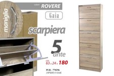 MOBILE SCARPIERA GAIA IN LEGNO