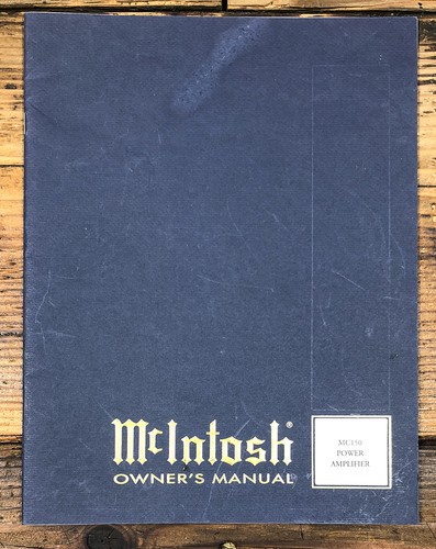 Amplificatore mcintosh 150 - mcintosh, mc-150
