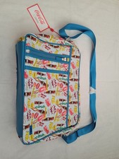 Borsa a tracolla turchese con
