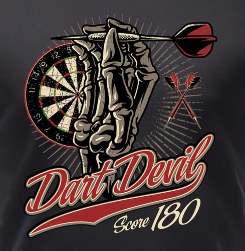 Shirt uomo dart devil - t-shirt,