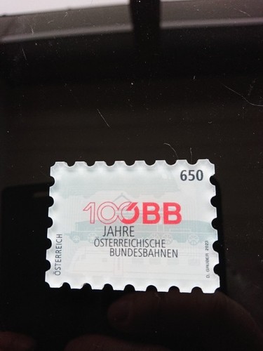 100 anni francobollo öbb - anni,
