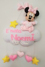 Fiocco nascita bimba minnie - nascita,