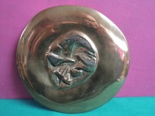 CARLO  BRERA - SCULTURA BRONZO DORATO - DESIGN  MODERNARIATO MUSEO ESART