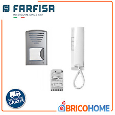KIT CITOFONO FARFISA  AUDIO MONOFAMILIARE 1CKSD 2 FILI(1+1)