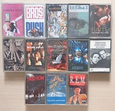 13 Audiocassette Vari Autori R.E.M.  BONJOVI. EUROPE ecc..  Leggi Descrizione Ca