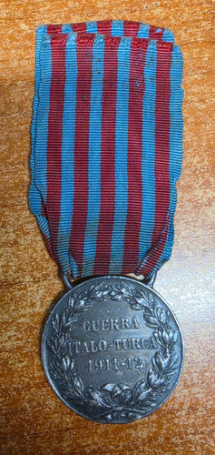 Medaglia guerra italo - guerra, turca