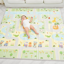 Tappeto Gioco Bambini Pieghevole 150X180X1Cm Palestrina Neonato Montessori Rever