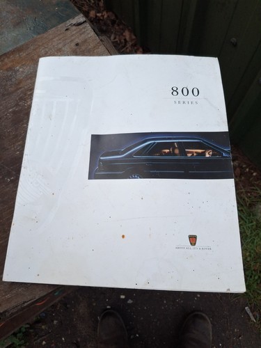 Vecchia brochure rover serie - brochure,