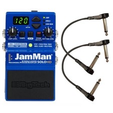 DigiTech JamMan Solo HD Stereo Looper/Registratore Pedale con USB con 2 cavi patch