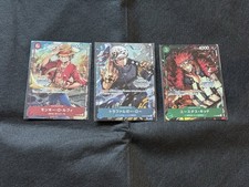 One Piece Monkey D Luffy & Trafalgar Law & Eustass Kid Championship Promo Jap Nm