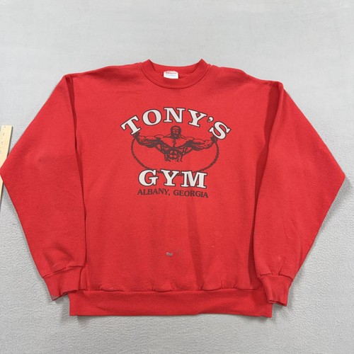 Felpa vintage world - gym, uomo