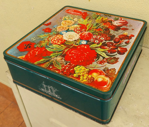 Scatola latta vintage - scatola, di