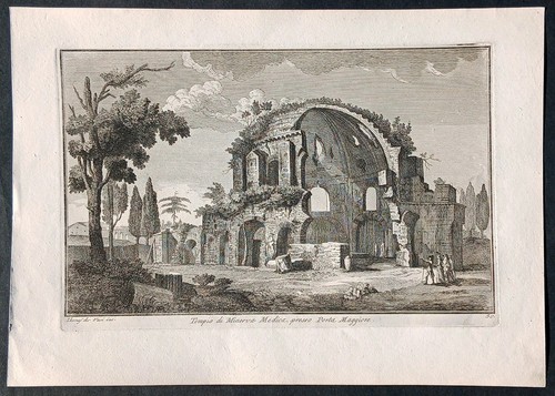 Stampa antica giuseppe - antica, vasi