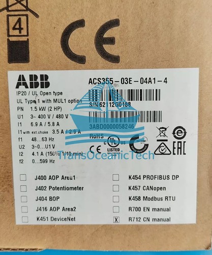 Acs355 03e 04a1 - acs355-03e-04a1-4, nuovissimo