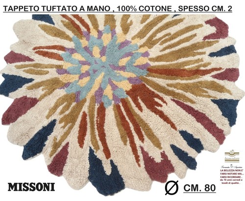 Tappeto rotondo missoni 100 - rotondo,