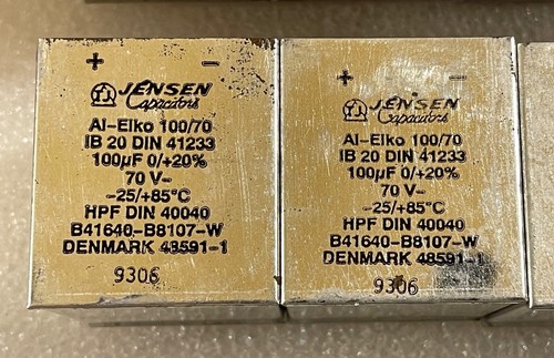 Jensen 100μf 70v condensatori - jensen,
