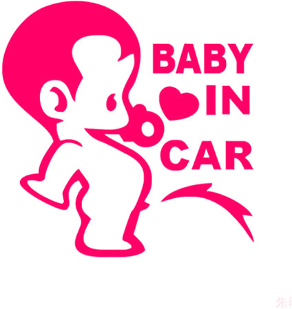 Adesivo adesivi auto bebe - adesivi, bebe'