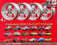 4 Cerchi Cromodora CD30 5.5x13 Abarth Fiat Lancia Alfa Romeo wheels Felge jante