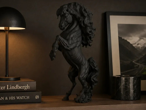 Statua cavallo allevamento - da,