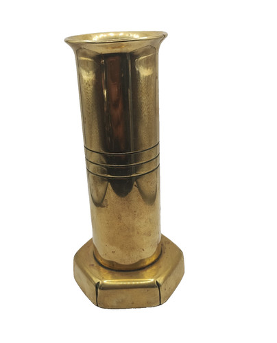 Vintage brass pen pot holder - brass,