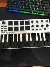 AKAI Professional MPK Mini MK2- Tastiera MIDI 25 Note (Edizione Limitata-Bianca)