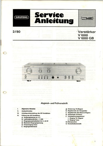 Grundig manuale servizio - grundig,