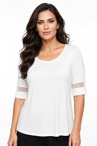 Maglia donna elegante bianca - maglia,