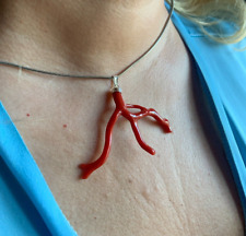 Ramo di corallo rosso naturale lucido non tinto non ricostituito no cera
