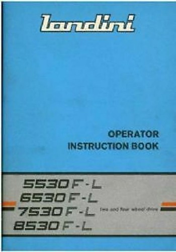 Manuale operatore landini - manuale,