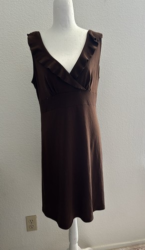 Loulou elegante abito marrone - loulou,