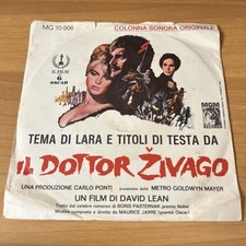 DISCO VINILE 45 GIRI COLLEZIONE VINTAGE TEMA DI LARA - DOTTOR ZIVAGO 