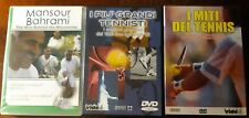 Lotto 3 DVD: I miti del tennis / I più grandi tennisti / Mansour Bahrami