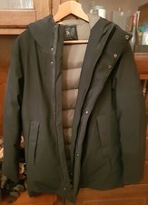 Giubotto uomo invernale nero con interno imbottito colore grigio XL