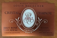 Une étiquette de champagne