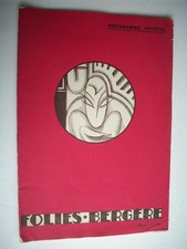 1934 FOLIES BERGERE program