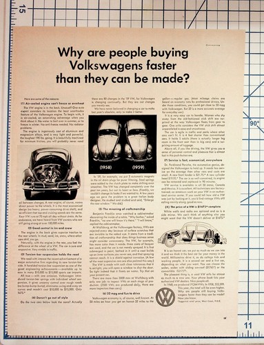 Pubblicità stampa volkswagen - pubblicità,