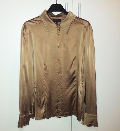 Luisa spagnoli camicia oro - spagnoli,