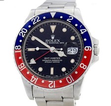 Rolex GMT Master ref. 16750 Pepsi Ghiera Blu/Rossa Vintage