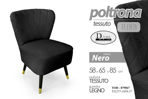 Poltrona seduta tessuto sedia - poltrona,