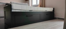 Letto IKEA Brimnes Nero