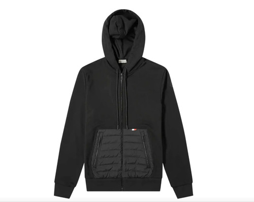 Moncler black hooded - moncler, hooded/puffer