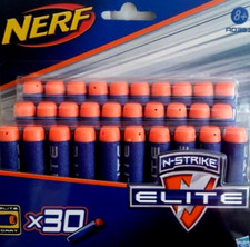 NERF N-STRIKE ELITE IN CONFEZIONE DA 30 COLPI PROIETTILI MORBIDI HASBRO NUOVO