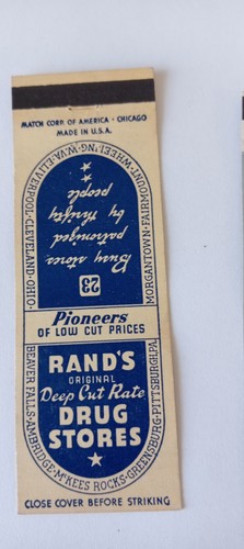 Rands drug stores wheeling - rands,