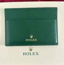 Rolex 4119209.05 Genuine Original Green Holder Wallet Warranty Guarantee Card