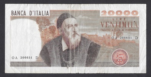 Italia banconota da 20000 - italia,