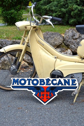 Plaque émaillée motobecane - plaque,